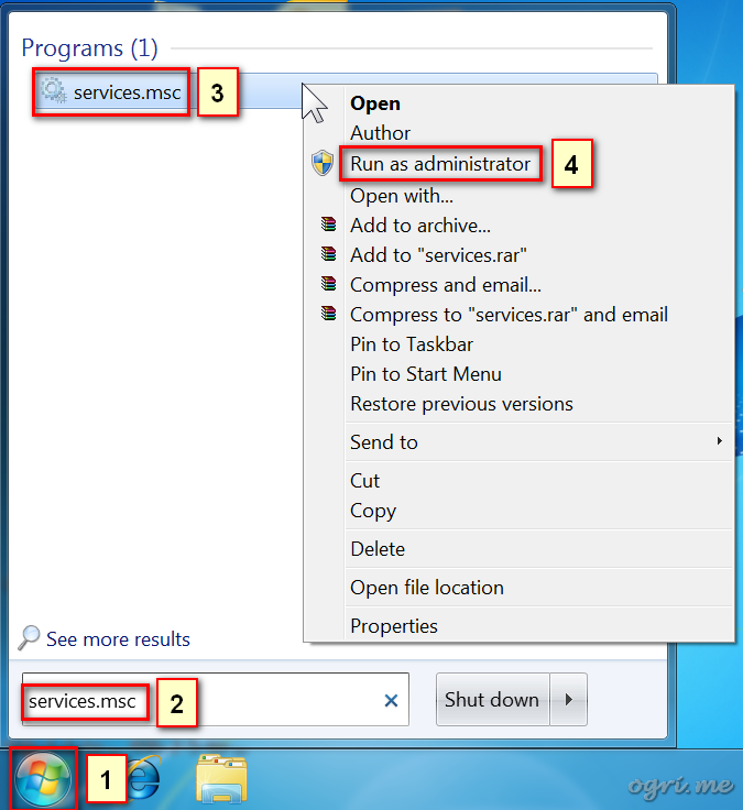 ogri.me | Windows 7: Windows Installer troubleshooting - 1 ogri.me | Windows 7: Windows Installer troubleshooting - 1