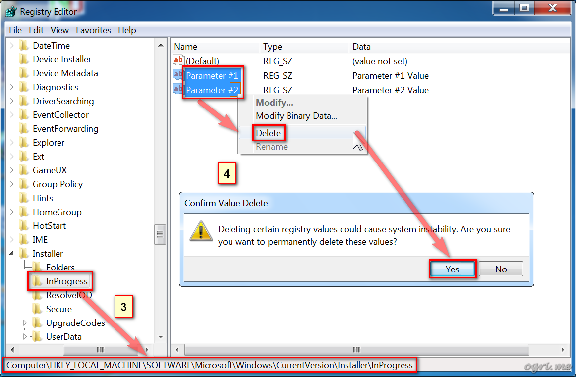 ogri.me | Windows 7: Windows Installer troubleshooting - 7 ogri.me | Windows 7: Windows Installer troubleshooting - 7