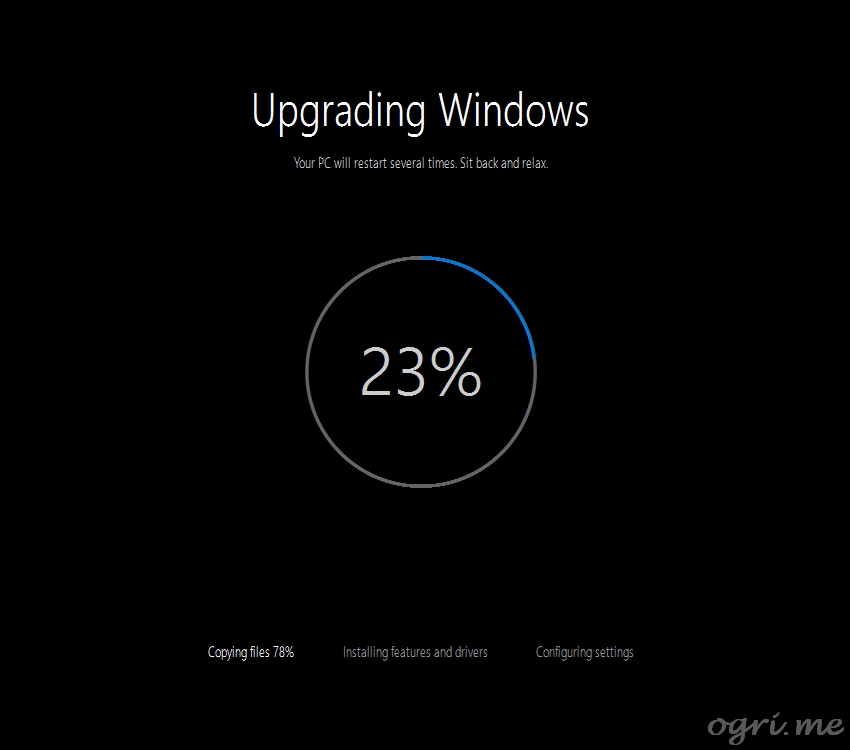 repair install win10 07 installing